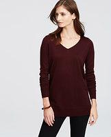 Ann Taylor V-neck Tunic Sweater