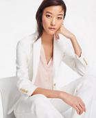 Ann Taylor The 1-button Blazer In Herringbone