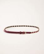 Ann Taylor Faux Leather Chain Belt