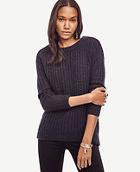 Ann Taylor Ribbed Boucle Sweater
