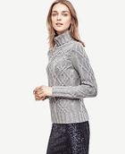 Ann Taylor Aran Cable Stitch Sweater
