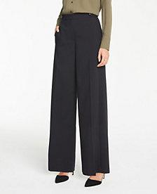 Ann Taylor Button Tab Wide Leg Marina Pants