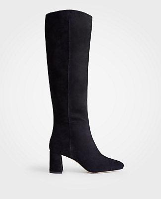 Ann Taylor Camden Extended Calf Heeled Boots