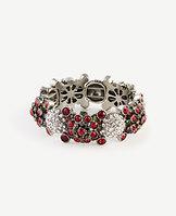 Ann Taylor Jeweled Pave Stretch Bracelet