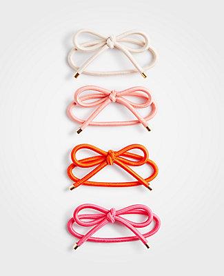 Ann Taylor Bow Elastic Hair Tie Set