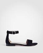 Ann Taylor Aislyn Suede Flat Sandals