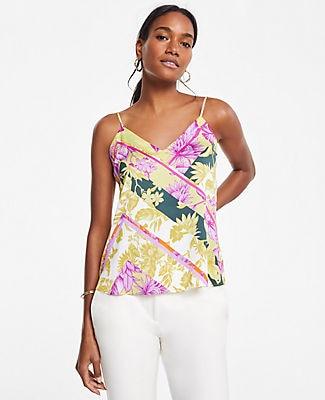 Ann Taylor Floral Scarf Print Cami