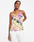 Ann Taylor Floral Scarf Print Cami