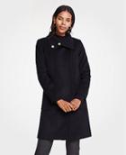 Ann Taylor Snappy Funnel Neck Coat