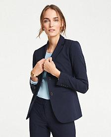 Ann Taylor Seasonless Stretch Two Button Blazer