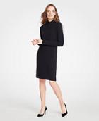 Ann Taylor Turtleneck Sweater Shift Dress