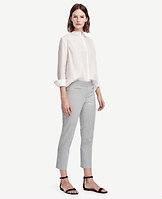 Ann Taylor Devin Seersucker Crop Pants
