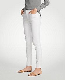 Ann Taylor Performance Stretch Skinny Jeans In White