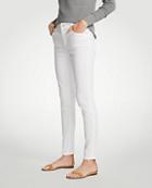Ann Taylor Performance Stretch Skinny Jeans In White