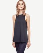 Ann Taylor Back Bow Sleeveless Top