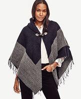 Ann Taylor Shawl Collar Cape