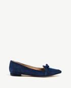 Ann Taylor Althea Suede Bow Flats