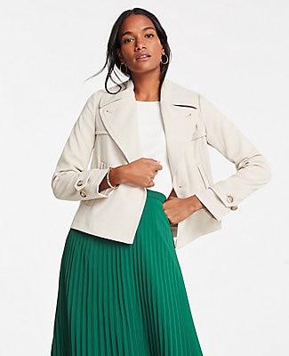 Ann Taylor Short Trench Coat