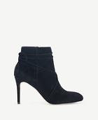 Ann Taylor Cecilia Suede Lace Up Booties