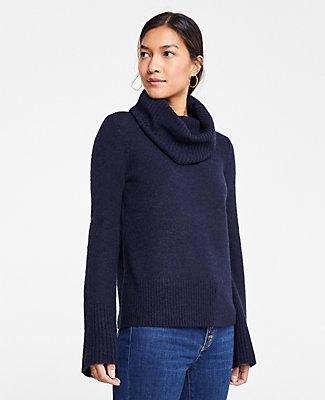 Ann Taylor Cozy Ribbed Turtleneck Sweater