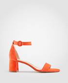 Ann Taylor Nicole Suede Block Heel Sandals