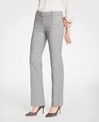 Ann Taylor The Straight Leg Pant In Flannel