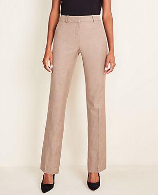 Ann Taylor The Straight Pant In Melange - Curvy Fit