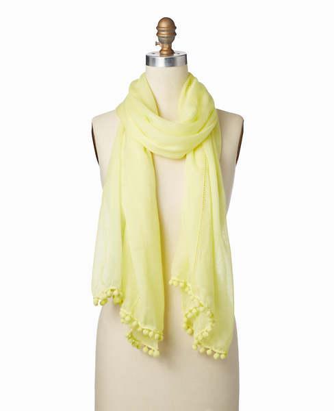 Ann Taylor Eyelet Scarf, Beehive - One Size
