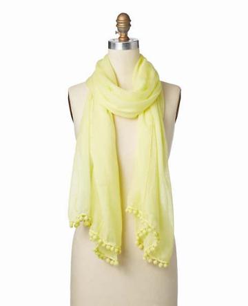Ann Taylor Eyelet Scarf, Beehive - One Size