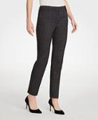 Ann Taylor The Ankle Pant In Sketched Plaid - Curvy Fit