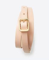 Ann Taylor Leather Skinny Belt