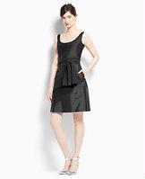 Ann Taylor Silk Dupioni Scoop Neck Bridesmaid Dress