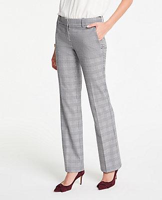 Ann Taylor The Trouser Pant In Glen Plaid