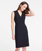 Ann Taylor Bi-stretch V-neck Dress