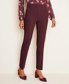Ann Taylor The Side-zip Ankle Pant In Bi-stretch