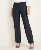 Ann Taylor The Straight Pant In Green - Curvy Fit