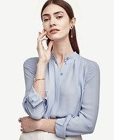 Ann Taylor Button Down Blouse