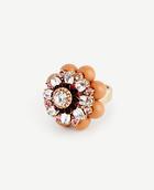 Ann Taylor Jeweled Flower Ring