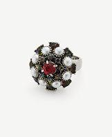 Ann Taylor Jeweled Pearlized Ring