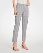 Ann Taylor The Ankle Pant In Plaid