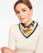 Ann Taylor Colorblock Silk Little Scarf