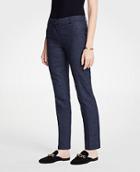 Ann Taylor The Ankle Pant In Mini Check - Curvy Fit