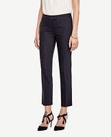 Ann Taylor Pinstripe Tropical Wool Ankle Pants