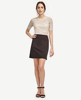 Ann Taylor Cotton Twill Skirt