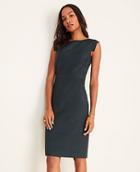 Ann Taylor The Boatneck Dress In Green