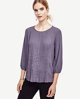 Ann Taylor Pleated Blouse
