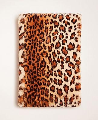 Ann Taylor Cheetah Print Faux Fur Snood