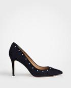 Ann Taylor Lorretta Pearlized Suede Pumps