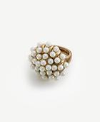 Ann Taylor Pearlized Lucite Ring