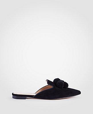 Ann Taylor Joana Pom Pom Slides